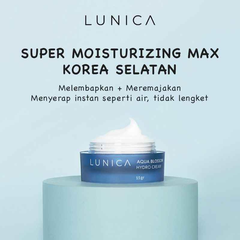 (BPOM) LUNICA Aqua Blossom Hydro Cream 15gr