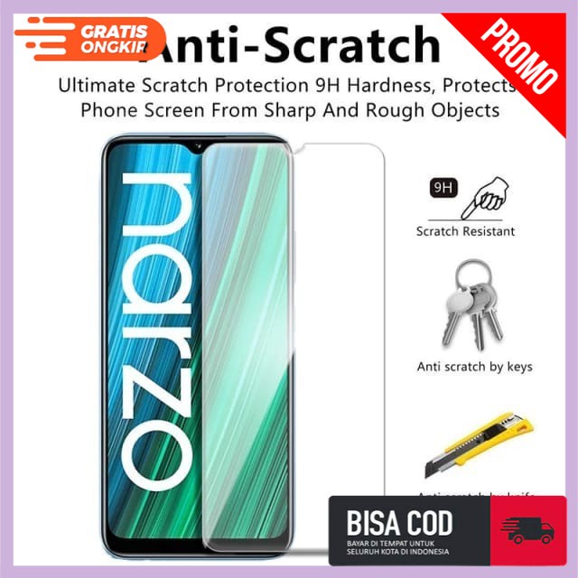 Anti Gores Layar Realme C25Y C21Y Tempered Glass Clear Anti Gores Kaca