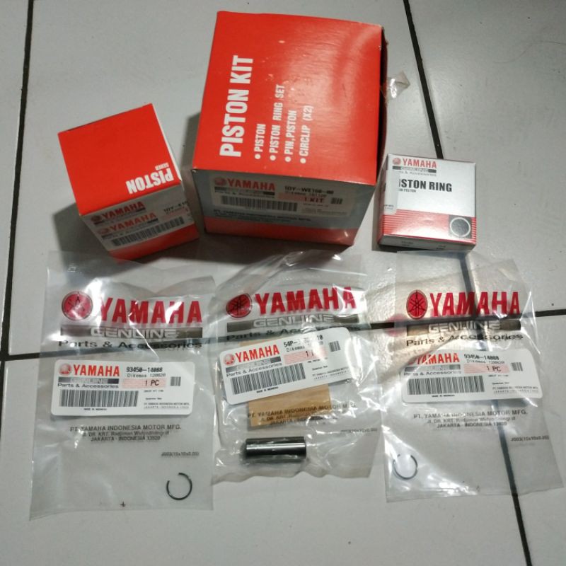 piston kit mio J fino Fi soul GT 115 xride mio GT Original asli ori yamaha seher ring pen klip