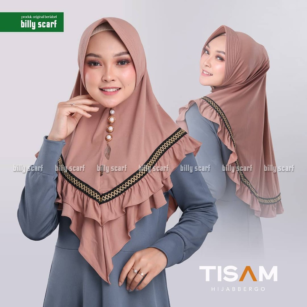 HIJAB INSTANT A ZIG ZAG TISAM ORI DK