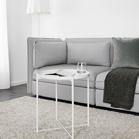 Meja Tamu / Coffee Table / Meja Sudut / Kombinasi Baki - Putih Ikea Firando_Official