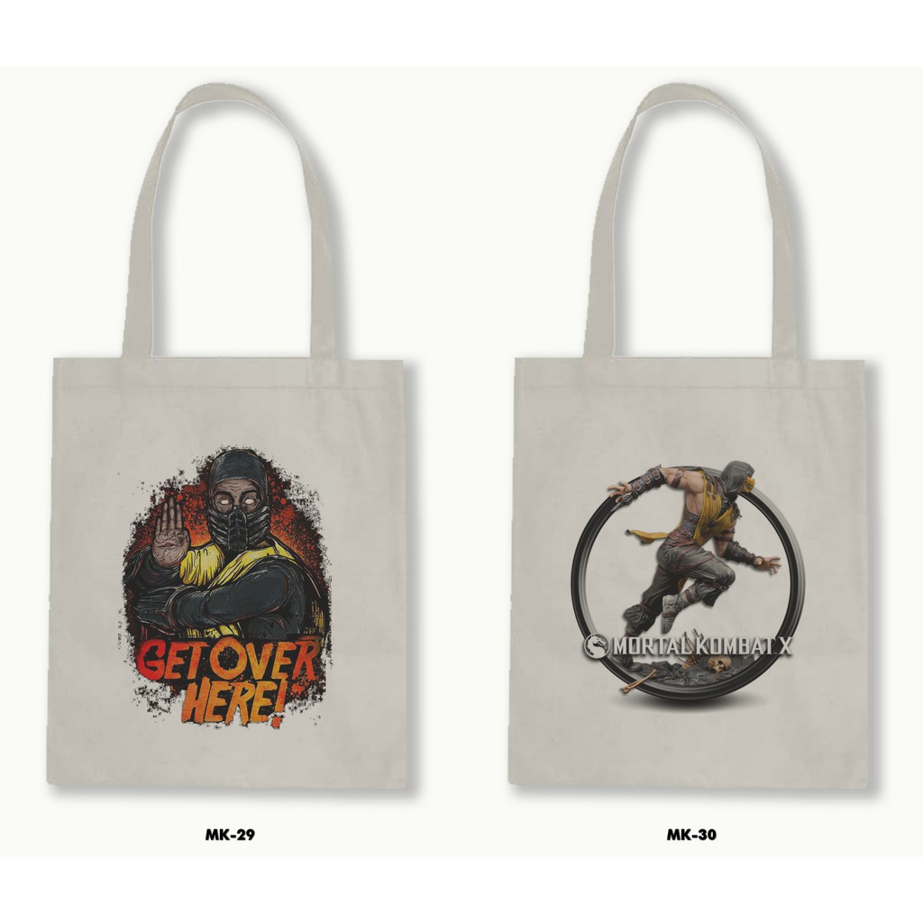 TOTE BAG BLACU - MORTAL KOMBAT .02