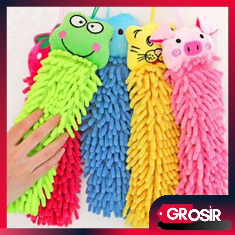 Grosir - H227 Lap Tangan Cendol / Hand Towel Microfiber Karakter 30cm