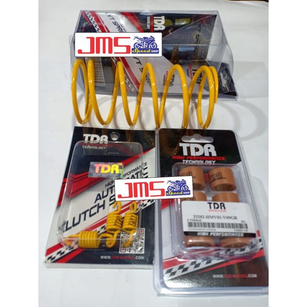 per cvt tdr racing plus per ganda 1500 rpm dan roller mio beat vario125/150aerox nmax scoopy soul gt