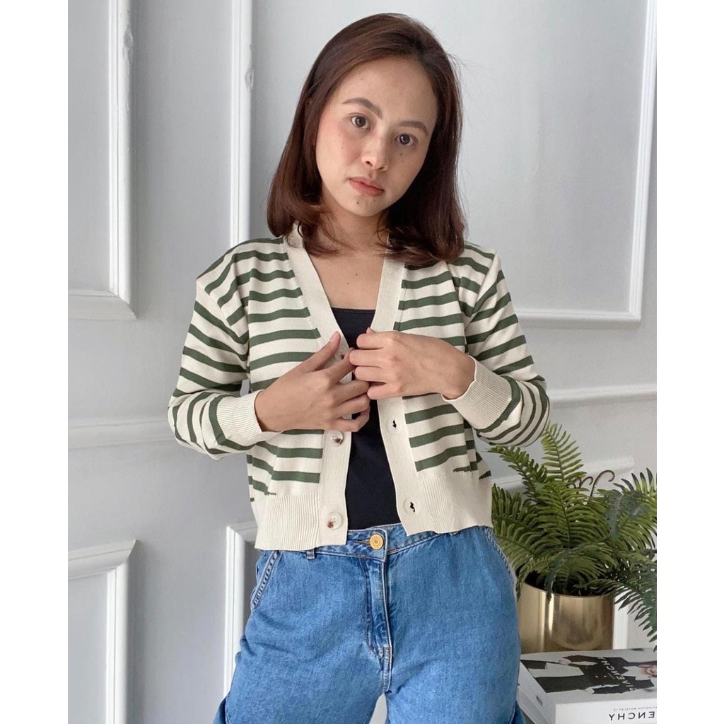 Fanya blaster cardigan atasan wanita kekinian