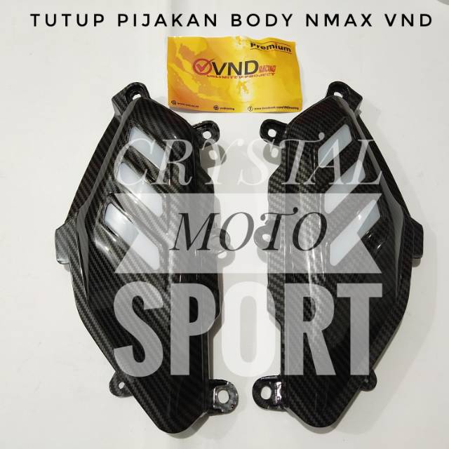Cover pijakan body nmax cover side nmax carbon Tutup pijakan body yamaha nmax VND carbon