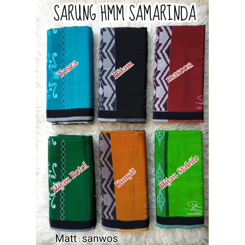 SARUNG HMM BAHAN SANWOS PLUS DUS