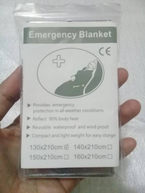 Emergency Blanket - Selimut Anti Dingin Hipotermia - Selimut Camping Gunung