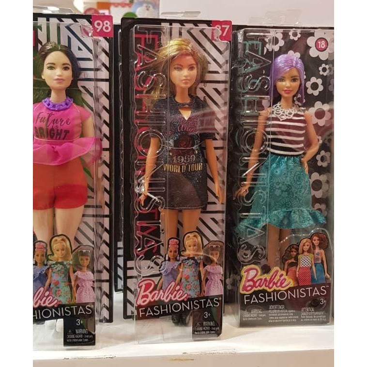 MUST HAVE BONEKA BARBIE ORIGINAL-BARBIE FASHIONISTAS SERIES-BARBIE KIDZ STATION TERLARIS