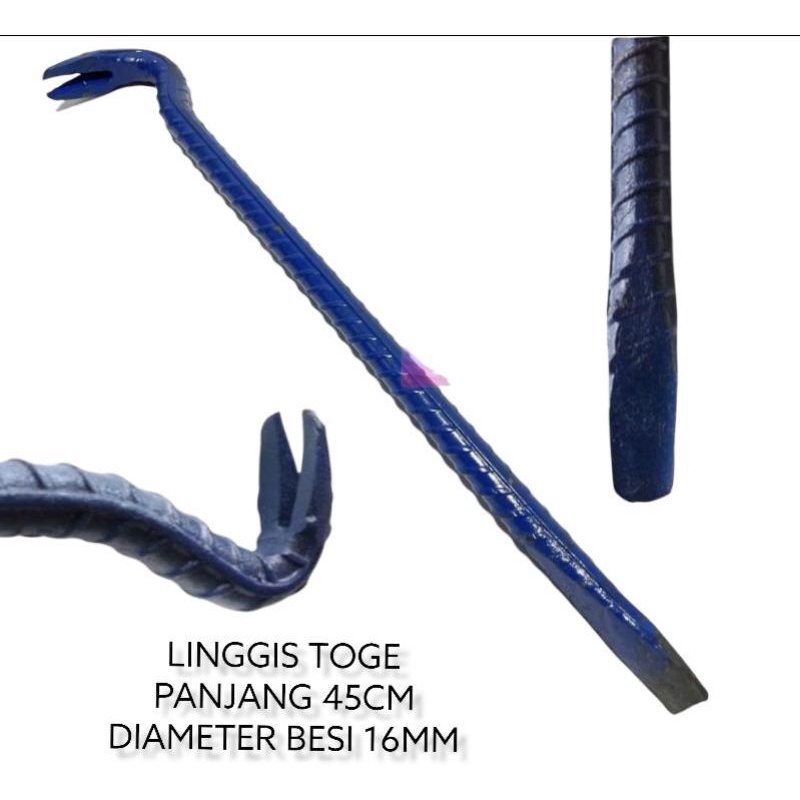 LINGGIS TOGE PANJANG 45CM/LINGGIS KECIL/LINGGIS CABUT PAKU