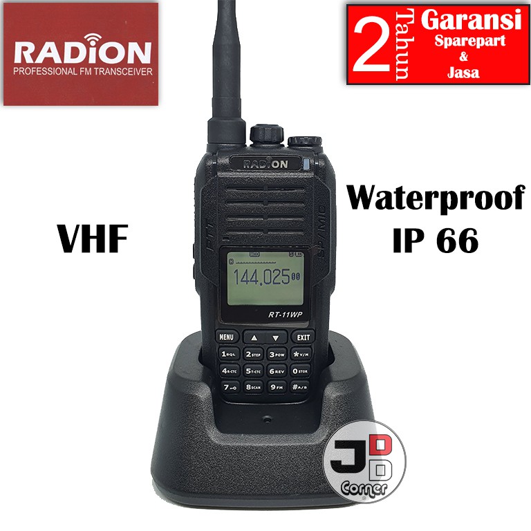 HT Radion RT-11WP VHF Single Band Waterproof IP66 Garansi 2 Tahun ORI Baru Radio RT11WP RT-11 RT11