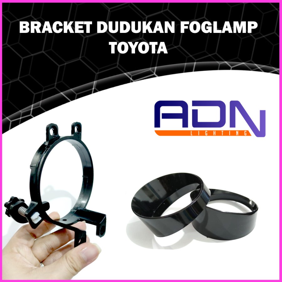 Bracket Pangkon Dudukan Projector Foglamp 3inch Toyota PCS ADN