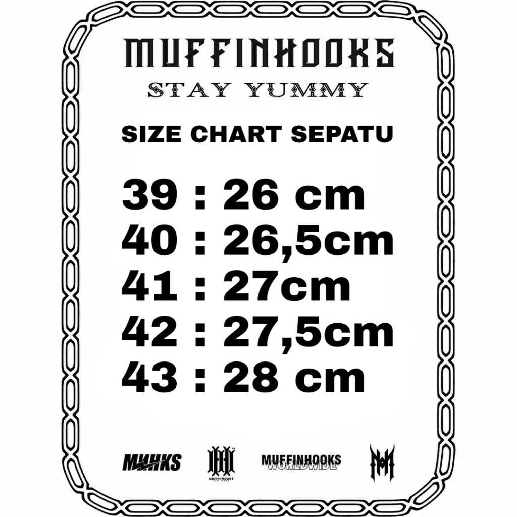 SEPATU MUFFINHOOKS ORIGINAL LOKAL BRAND