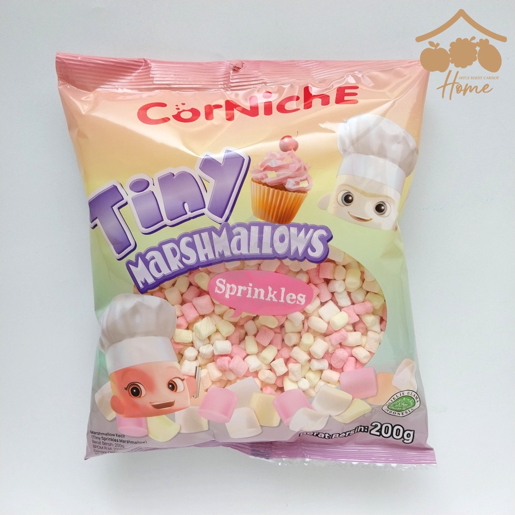 

Corniche Tiny Sprinkles Marshmallow 200g kecil 200 gr 200gr permen
