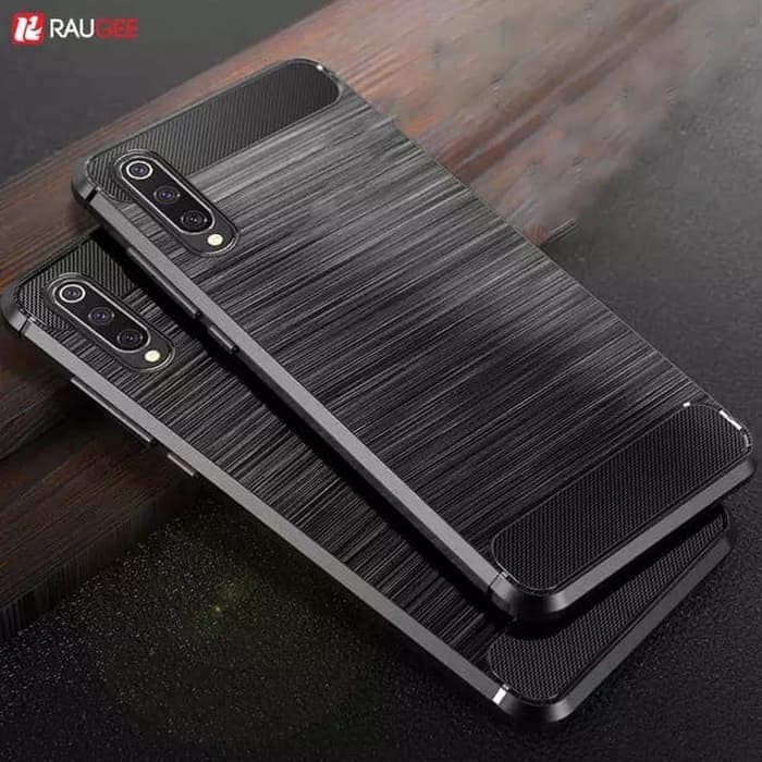 Xiaomi Mi 9 Mi9 Soft Case Brushed Carbon - Hitam