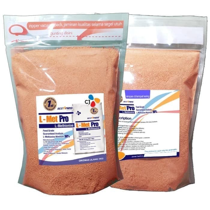 L-met l met PRO 90% 1 kg - methionine pemacu pertumbuhan ternak