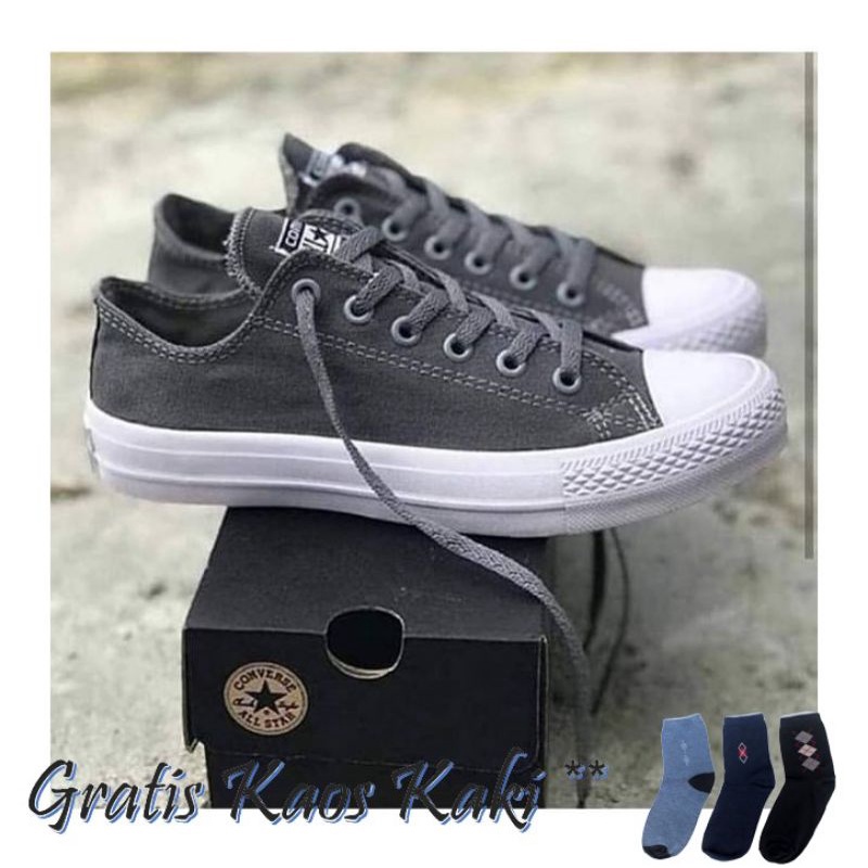 converse low basic grey