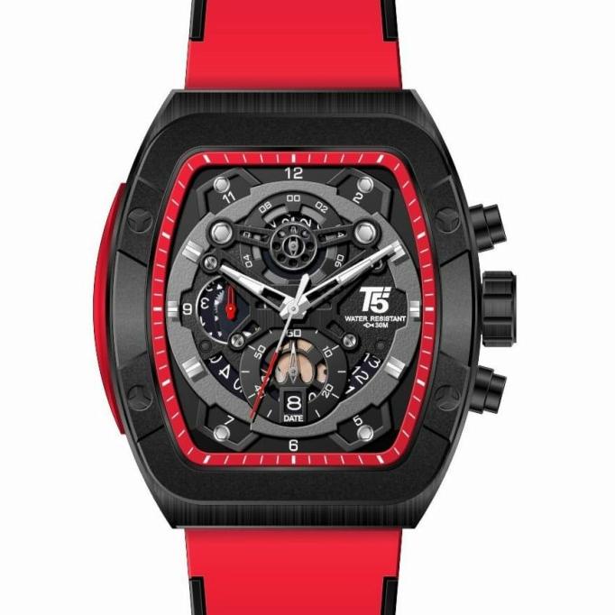 JAM TANGAN PRIA NEW T5 H3857 H 3857 ORIGINAL CHRONOGRAPH FREE BOX TIN