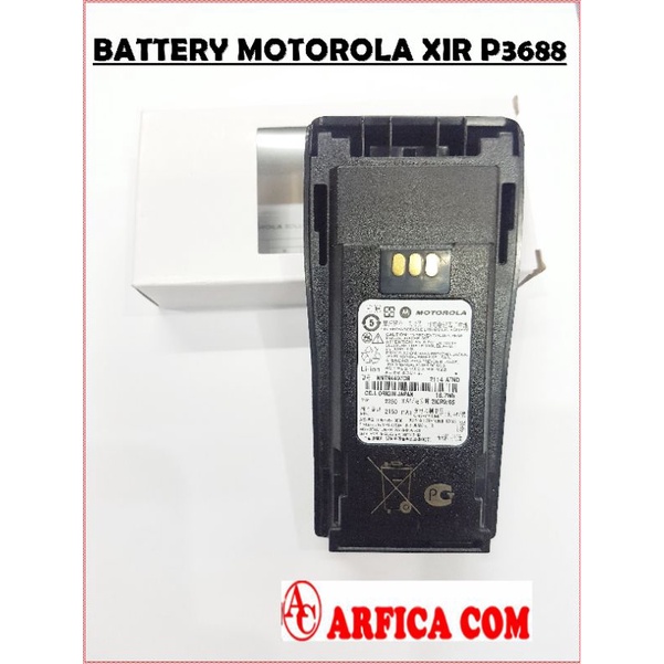 BATRE HT MOTOROLA XIR P3688 GP 3188 P 3688 LITHIUM BATERAI HT MOTOROLA GP 3188 XIR P3688