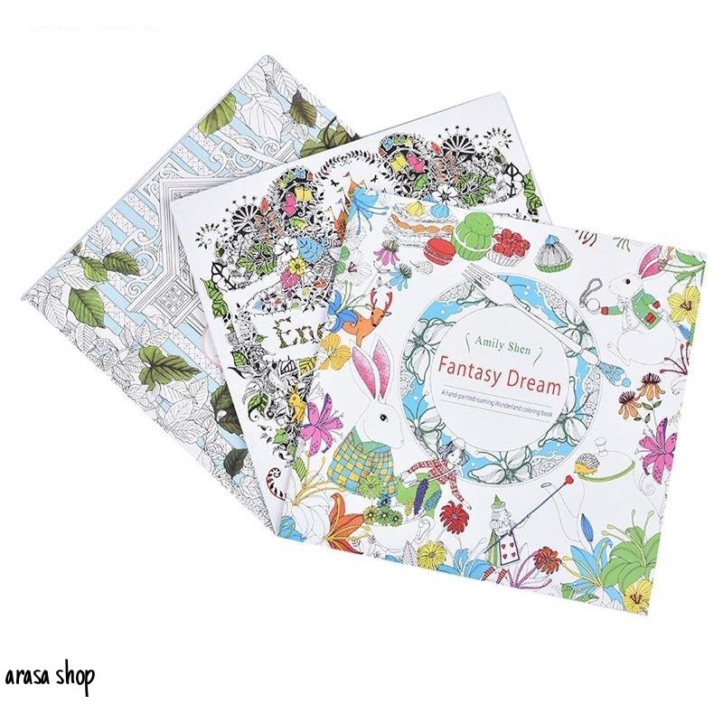 

Adult Coloring Book Buku Mewarnai untuk Dewasa Sebagai Penghilang Stress / Buku Mewarnai / Mewarnai Untuk Menghilangkan Stress Anak / Dewasa