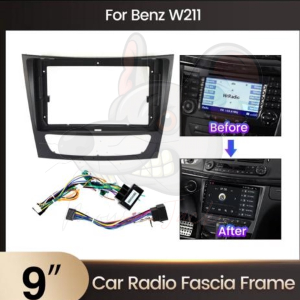 Frame Head Unit Android Mercedes Benz E-Class W211 9 inch - Canbus