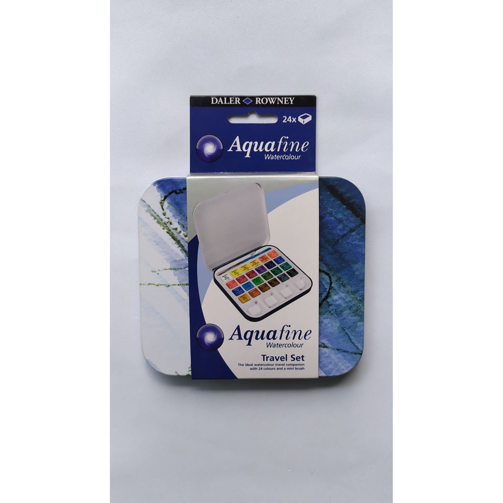 

Daler Rowney Aquafine Mini Watercolour Travel Set 24 Colours