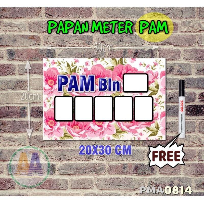 

Papan Meter Listrik PLN PAM motif Unik - Flower 14 - Toko2A