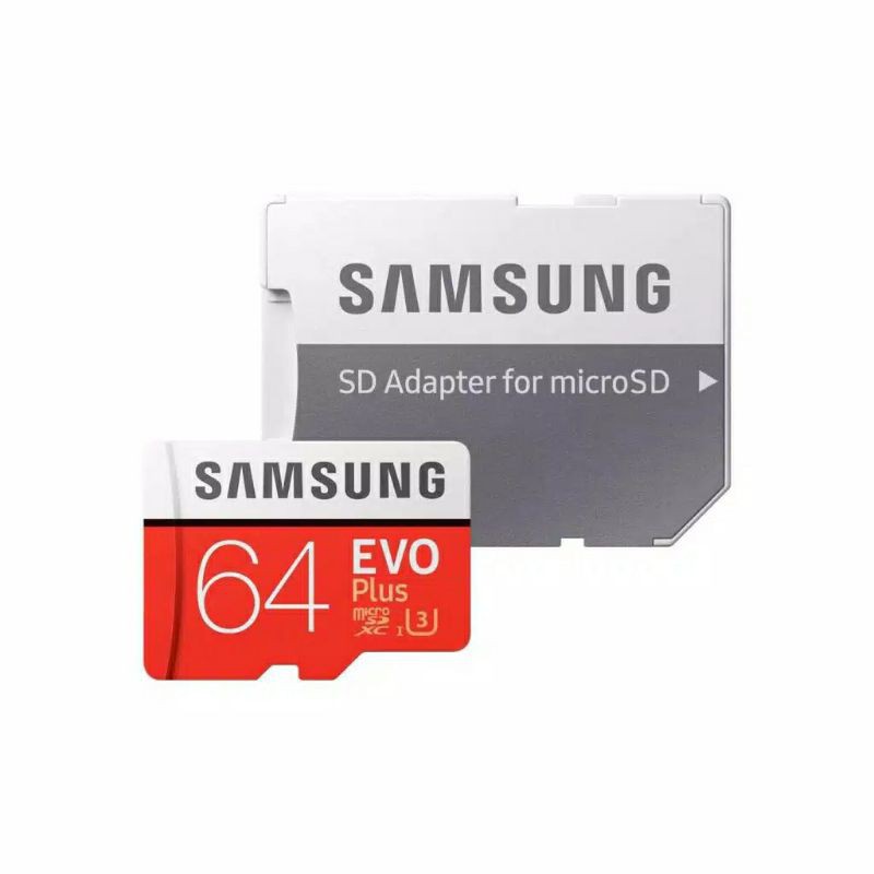 Memori micro SD samsung EVO plus 64gb with adapter