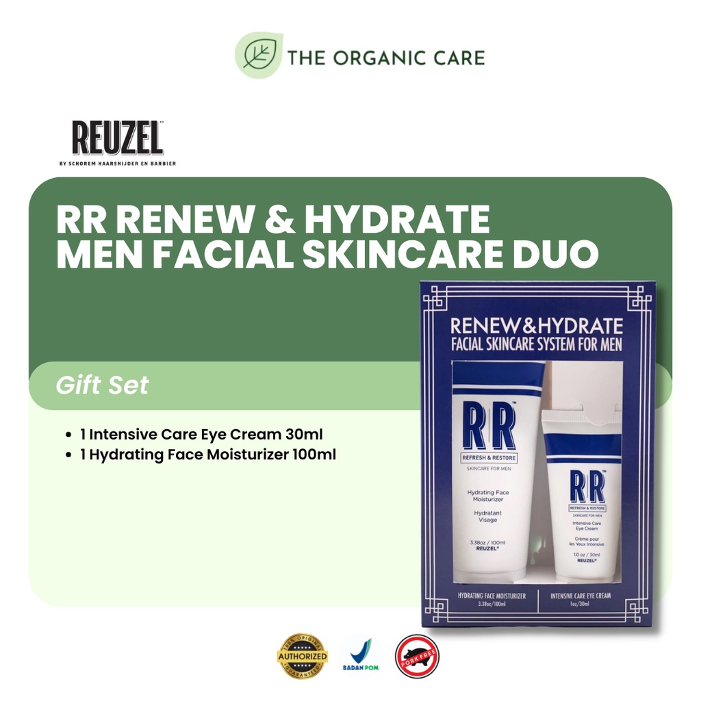 RR RENEW & HYDRATE  MEN FACIAL SKINCARE DUO