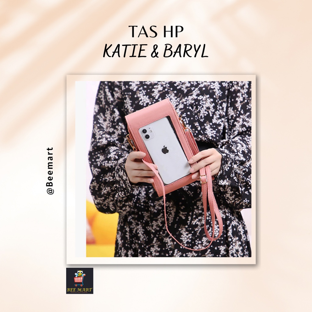 Tas Selempang / HP Wanita Terbaru Kekinian dan Viral Terbaru Kulit Sintetis Miniso KATIE & BERYLLc F