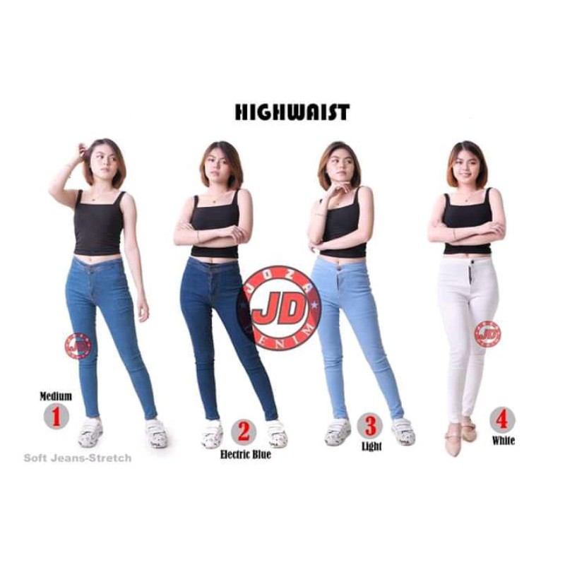 CELANA HIGHWAIST JEANS POLOS PREMIUM SIZE 27-42