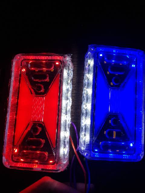 Lampu Bak Truk 24 volt Model PANAH sein nyala running