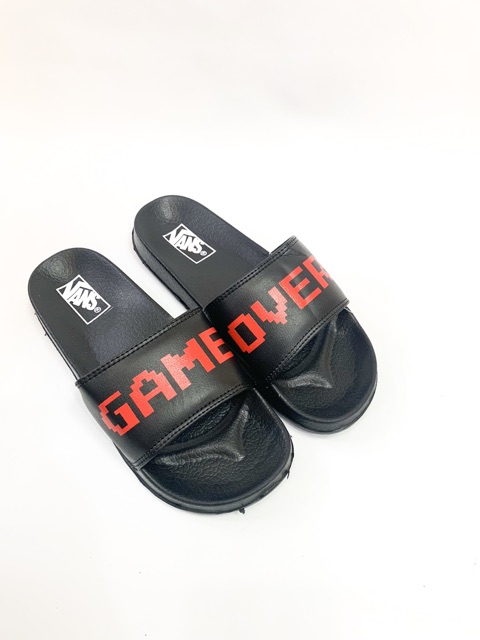 (CUCI GUDANG)SANDAL SLOP PRIA VANS “GAME OVER” | KUALITAS IMPORT