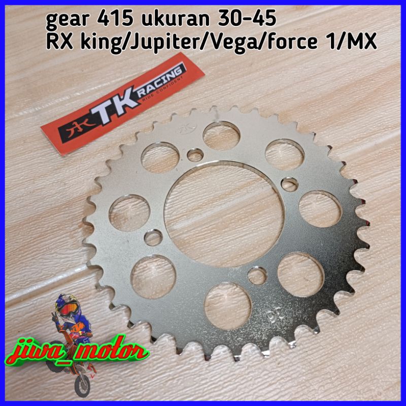 gear belakang 415 RX king Jupiter z force 1 Vega r Jupiter MX TK racing original ukuran 30 31 32 33 