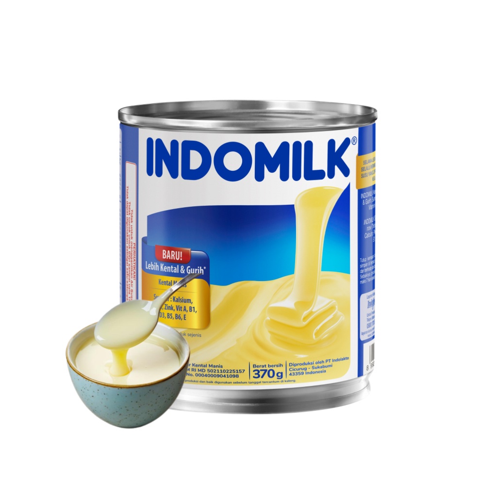 

Indomilk Kaleng Susu Putih Kental Manis 370gr