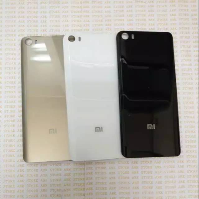 BACKDOOR BACK COVER KESING CASING HOUSING TUTUP BELAKANG XIAOMI MI5 MI 5 BAHAN KACA ORI