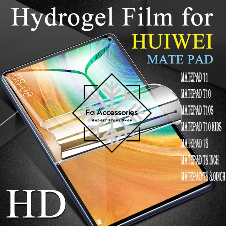 FA ANTI GORES JELLY HYDROGEL HUAWEI MATEPAD 11 T10 T10S S KIDS T8 T 8 8.0 INCH SCREEN PROTECTOR 2023