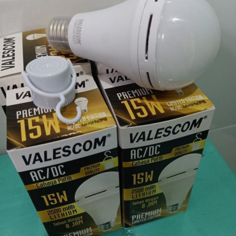 Lampu LED Emergency Valescom Premium 15 Watt /LAMPU VALESCOM 15W AC/DC