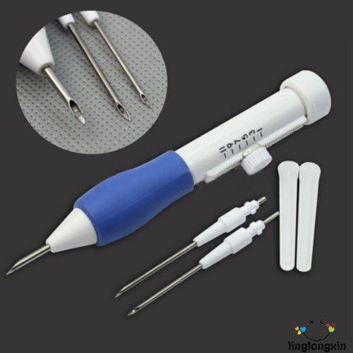 LLX-DIY Magic Embroidery Pen Set Easy Use Needle Tool 1.3/1.6/2.2 mm Diameter 6Pcs/Set