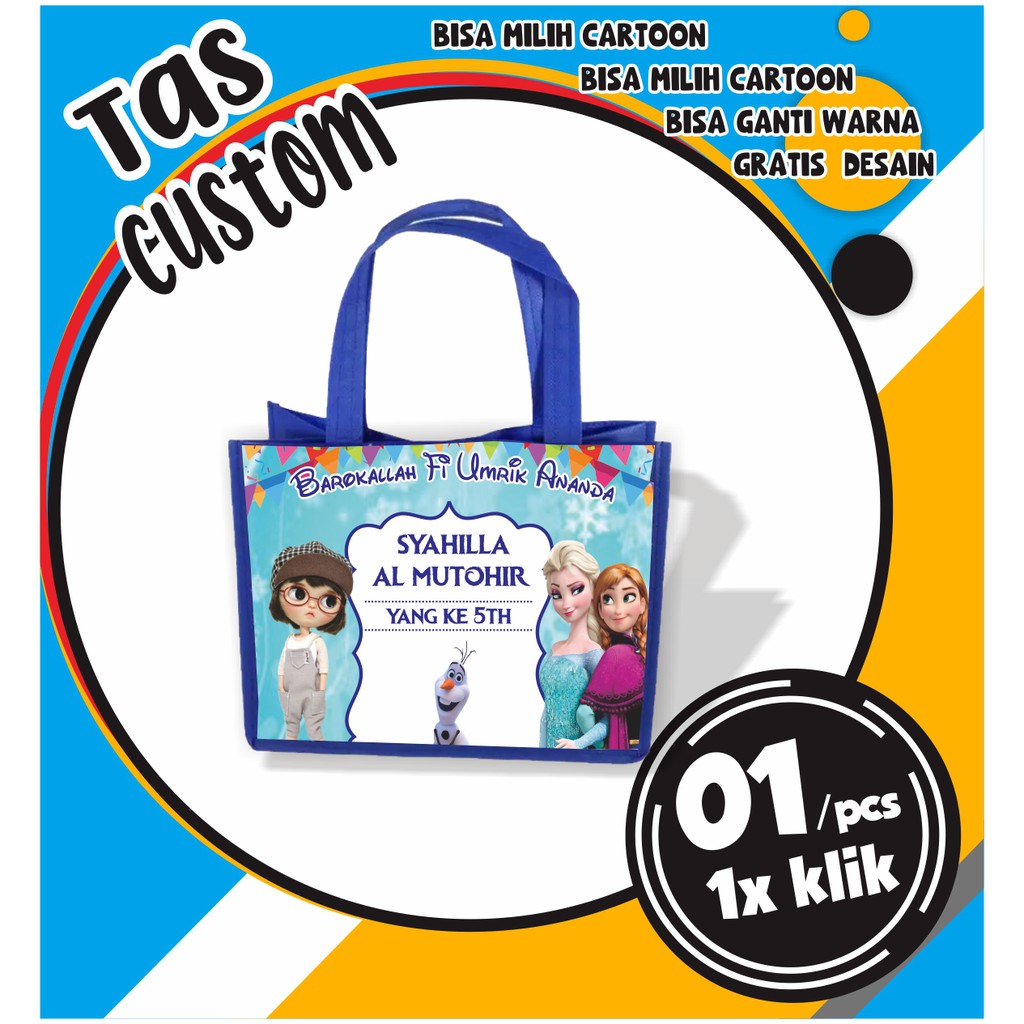 

GOODIE BAG CUSTOM FROZEN