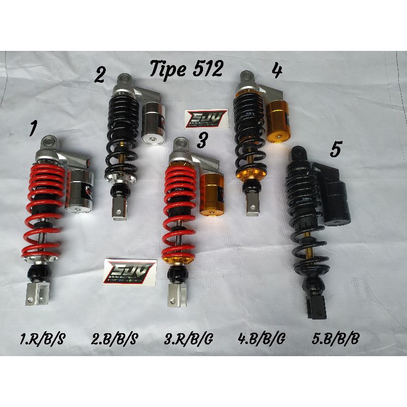 SKOK/SHOCK BELAKANG  XLINE TABUNG ATAS UK 310MM PNP MATIC TERMURAH