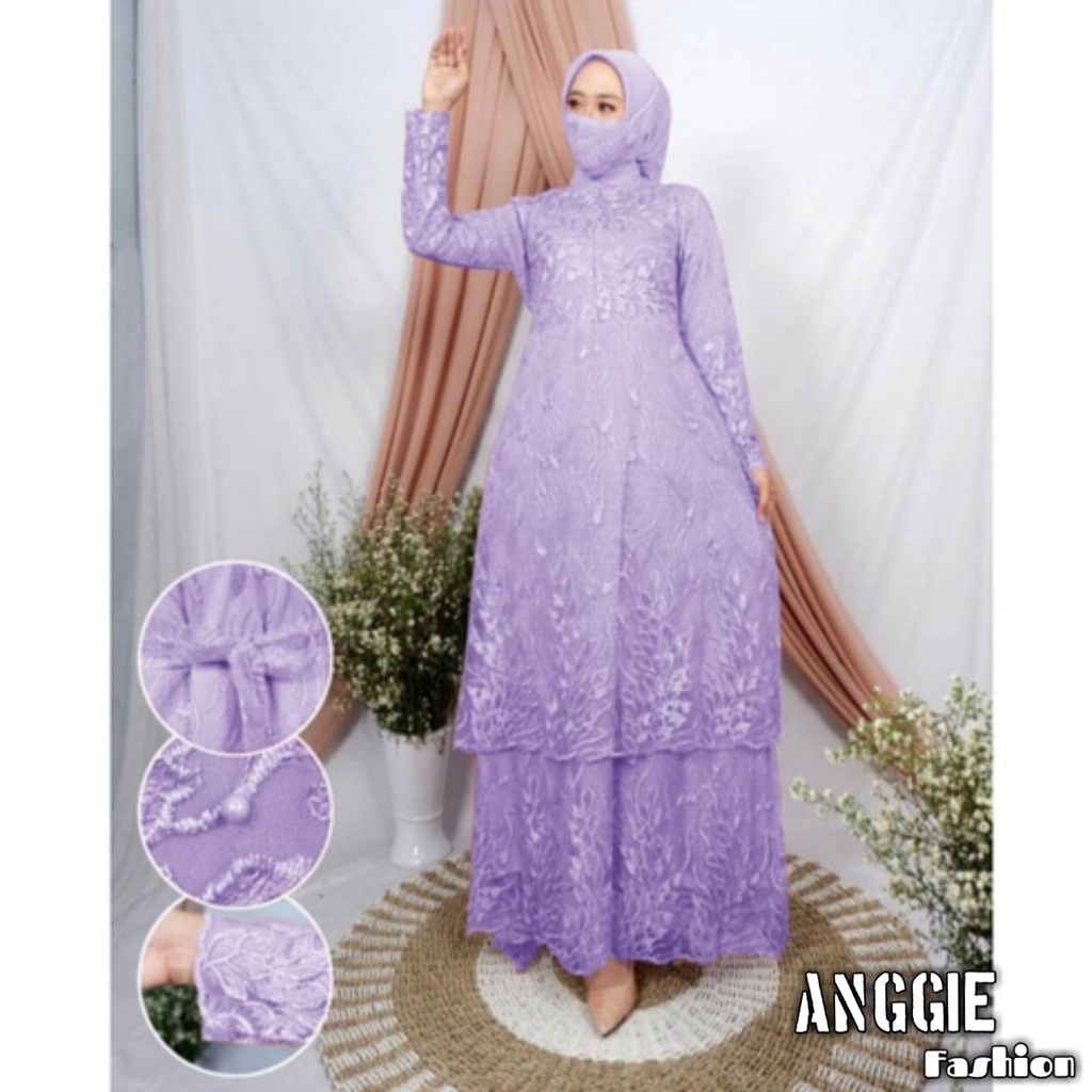 Busana Muslim Gamis Murah Gaun Pesta Muslimah Baju Pesta Wanita Kondangan Mewah Kekinian 2020 2021