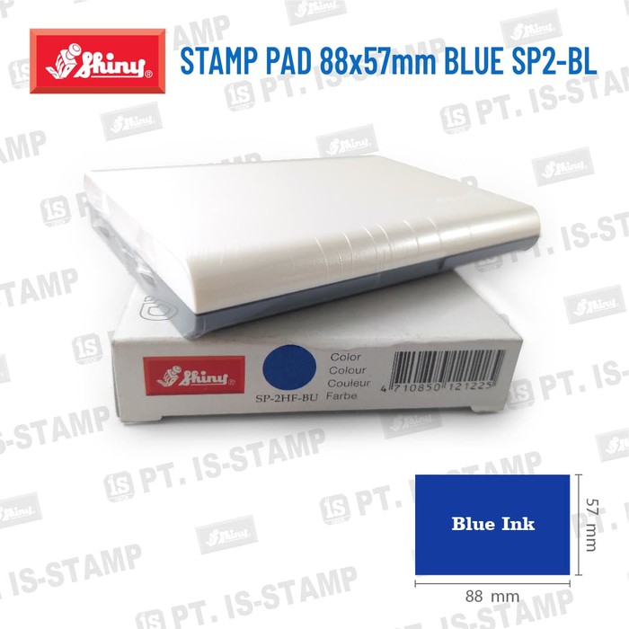 

Jual Shiny Stamp Pad 88x57mm BLUE SP2 BL Limited