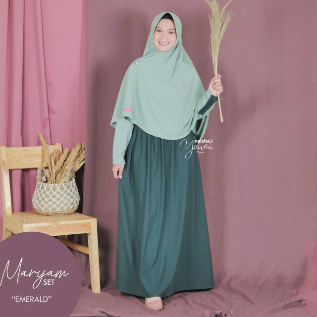 Gamis Naisha Syari maryam Set