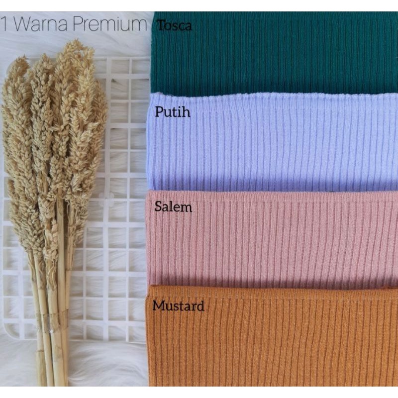 Ciput Rajut Inner Bandana Polos Premium / Ciput Rajut 1 warna permium