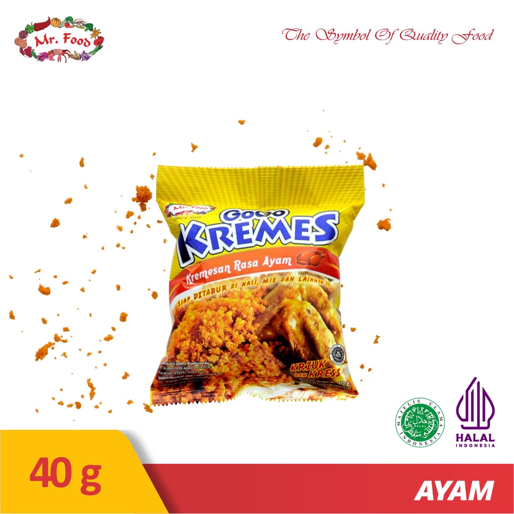 

Gogo Kremes Ayam Mr. Food 40gr