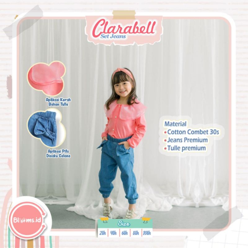 Setelan Anak Perempuan Clarabel Set Jeans