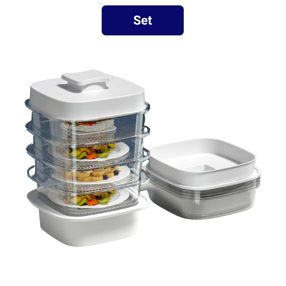 ES Tudung Saji Susun / Adjustable Meal Cover (CZ6B W)