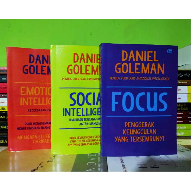 Jual Paket 3 Buku Daniel Goleman ( Emotional Intellegence - Social ...