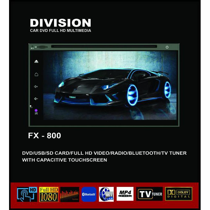 Headunit Head Unit Double Dobel Din Dvd New Model Universal Mkv Mp4